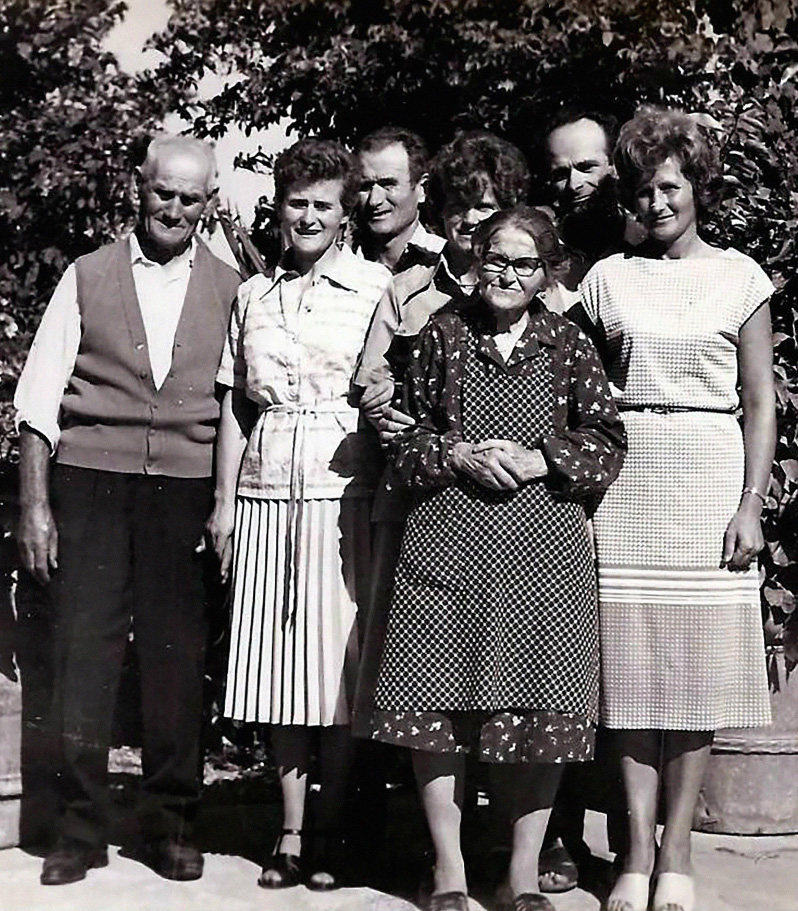 la famiglia di Poggio al Bosco negli anni '70